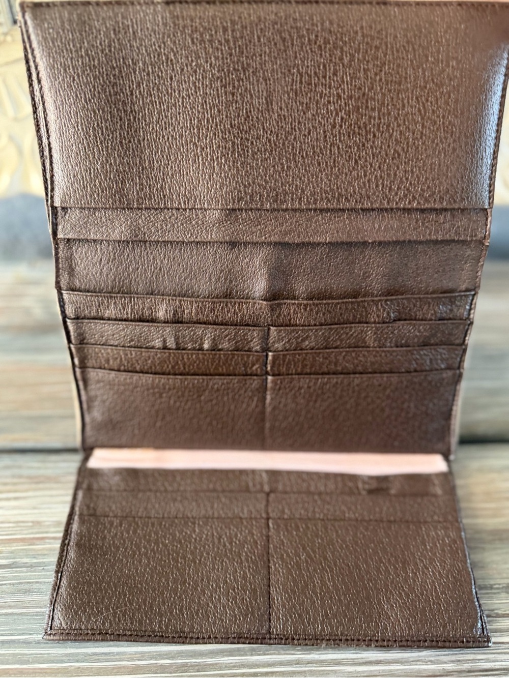 BVLGARI Logomania Monogram Long Trifold Wallet - Picture 12 of 16